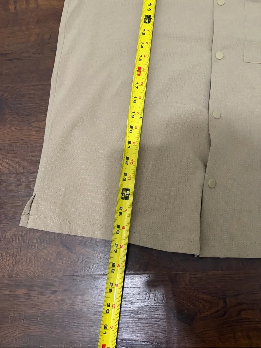 Lululemon Airing Easy Camp-Collar Short-Sleeve Shirt Textured Trench Size M